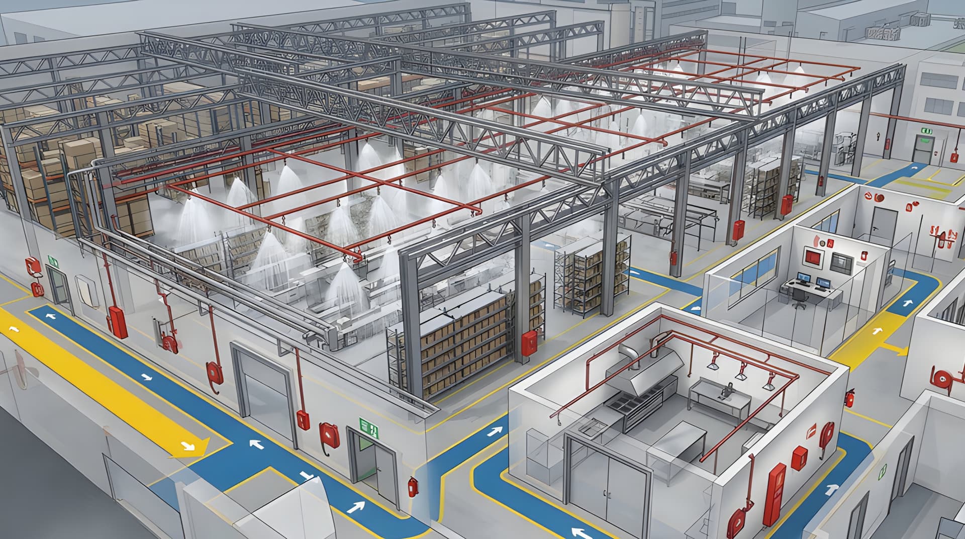 Endüstriyel Tesisler İçin Yangın Güvenliği